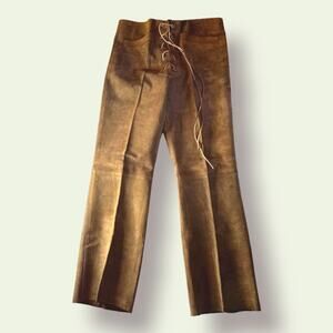 ALEXANDERS vintage suede leather pant Size: Small